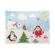 Magnetic Print Jigsaw Puzzle Sublimation High Gloss Cartoon Block Wooden