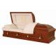 Traditional Wooden Casket SWC05 , Matt Paint Custom Caskets OEM / ODM Available