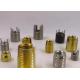 Gold coating Carbon  steel Wire Thread Insert  and Slotted Customized Anodizing plating M8 M5