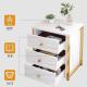 3 Drawer Gold Night Stand for Bedroom Cabinet and Drawers in Hospital Bedside Cabinet