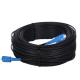 GJYXFCH-1B6-SM SC/UPC 100M 1 core 2mm*5mm FRP Steel wire Indoor Outdoor Fiber Optic Cable G657A LSZH Ftth Drop Cable