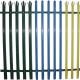 Customized heavy duty palisade fence panels D and W type head top palisade fencing