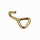 High Quality New Style Factory Safety Cargo Gold J Single Hoist Hook For Tie Down