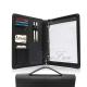 Minimalist Leather Business Portfolio With Removable 3 Ring Binder