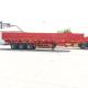 3 Axle 40cbm Side Dump Semi Trailer , Side Tipper Semi Trailer