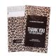 10x12in Black Printed Leopard Poly Mailers custom poly bags for shipping