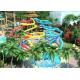 Kids Aqua Play Equipment 6mm Amusement Park Water Slide