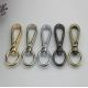 Bag accessories promotional item stock hanging gunmetal color 13 mm snap hook clip swivel with polishing