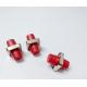 FC Fiber Optic Adapters Red Color Fiber Connector Adapters High Reliability