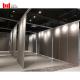 Grey 65mm Wooden Movable Partition Wall 6063-T6 Aluminum Frame