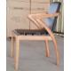 North Europe style home solid wood dining arm chair furniture