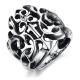 Tagor Jewelry Super Fashion 316L Stainless Steel Ring TYGR168