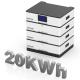 Lifepo4 Lithium Battery 48v 20kw 10kwh Stacked Module Energy Storage Akku