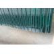 Clear Laminated Safety Glass Railing With Polished Edge , High Impact-Resistant