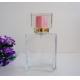 Iso Standard Square Glass Perfume Bottles 50ml With Pump Sprayer