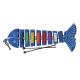 Fish style 8 note aluminium board xylophone  / Music Toy / Orff instruments / Promotion gift AG-PH8A