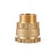 Weather Resistant Brass Tube Fitting 140PSI Nontoxic For Gas Line