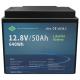 Screw Terminal 12V LiFePO4 Lithium Battery 640WH IP65 For Boat