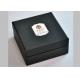 Black Luxury Rigid Gift Boxes With Embossed Logo, Unique Printed Cardboard Gift Packaging Box