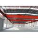 Wind Resistant Electrical 5T Double Beam Bridge Crane In Warehouse