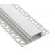 Channel LED Plaster Profile Recessed Drywall LED Aluminum Profile For Ceiling Wall