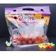 fruit packaging bag for strawberry/cherry/blueberry, printed zipper strawberry food grade packaging bag with zipper, Rec