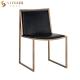 Cafe Bar Pub Restaurant Modern Faux Leather Dining Chairs 78.7cm Height