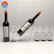 Cool custom vacuum preservation kit funnel silicone cork sealing oil liquor pourer for wine bottles stopper plug