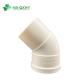 PVC/UPVC GB Standard Water Drain Flat Pipe Elbow Fitting for D2665 Wall Thickness
