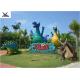 Customized Life Size Fiberglass Statues Handmade For Zoo Exhibition / Water Park