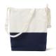 Trendy Cotton Canvas Tote Bag , Waxed Canvas Lunch Bag Promotional Eco Friendly