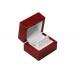 Elegant Style Wooden Jewelry Box Logol Painting Square Environmentally Friendly