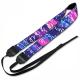 Promotional Camera Neck Strap  3.8*72cm Dacron+Leather Logo Customized