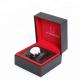 Black Jewelry Packaging Boxes , PU Leather Watch Box Eco - Friendly