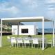 150x150x3cm Aluminum Patio Pergola 10x10 Louvered Flip Pavilion