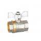 Full Bore Brass Ball Valve with DN15-DN25 By lever Operation