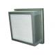 Industrial Ducted Pleated Air Filters , Aluminum Frame Fiberglass Air Filters