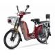 Large Capacity 48V 500W Electric Food Delivery Bike With Front And Rear Drum Brake