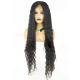 360 Swiss Lace Front Hand Tied Wig Vendors with Natural Curly Raw Brazilian Hair