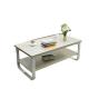 Contemporary Glass Living Room Center Table Modern Style Simple Design Folded NO