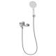 Handshower Factory Supply Wall Mounted Round Shape Hand Shower ABS With Faucet Household