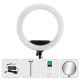 22 Inch Led Ring Light Lcd Diplay Screen Beauty Lash Lamp 100w Makeup Set Remote Control