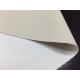 Light Grey Color 0.45mm Pu Synthetic Leather Waterborne Pu Polyester Backing Fabric