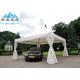 Aluminium Alloy White PVC Marquee Party Tent 8x8M , Outdoor Wedding Tent European Style