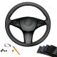 20*15*7cm Hand Sewing PU Leather Steering Wheel Cover for Mercedes Benz C180 C200 C350 C300 CLS 280 300 350 500 GLK 300 2008 2009 2010