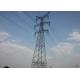 110KV Transmission Line Lattice Steel Towers DC Suspension 8 - 100m Height