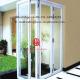 patio doors for villa use,Exterior Room Dividers Soundproof Insulated Glass,Aluminium Double Glass Sliding Folding Door