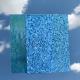 Anti UV 250 X Glass Impact Resistance Diamond Embossed Polycarbonate Sheet 80% Light Transmission