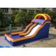 0.55mm PVC Tarpaulin Colorful Large Inflatable Dry Slide For Kids / Blow Up Water Slide