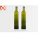 250ml 500ml Small Olive Oil Bottles , Green Olive Oil Bottle Matte Frosted Surface